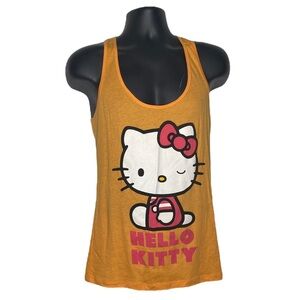 NWT Hello Kitty x Sanrio Racerback Tank (Size:L, Color:Orange/Pink/White)
